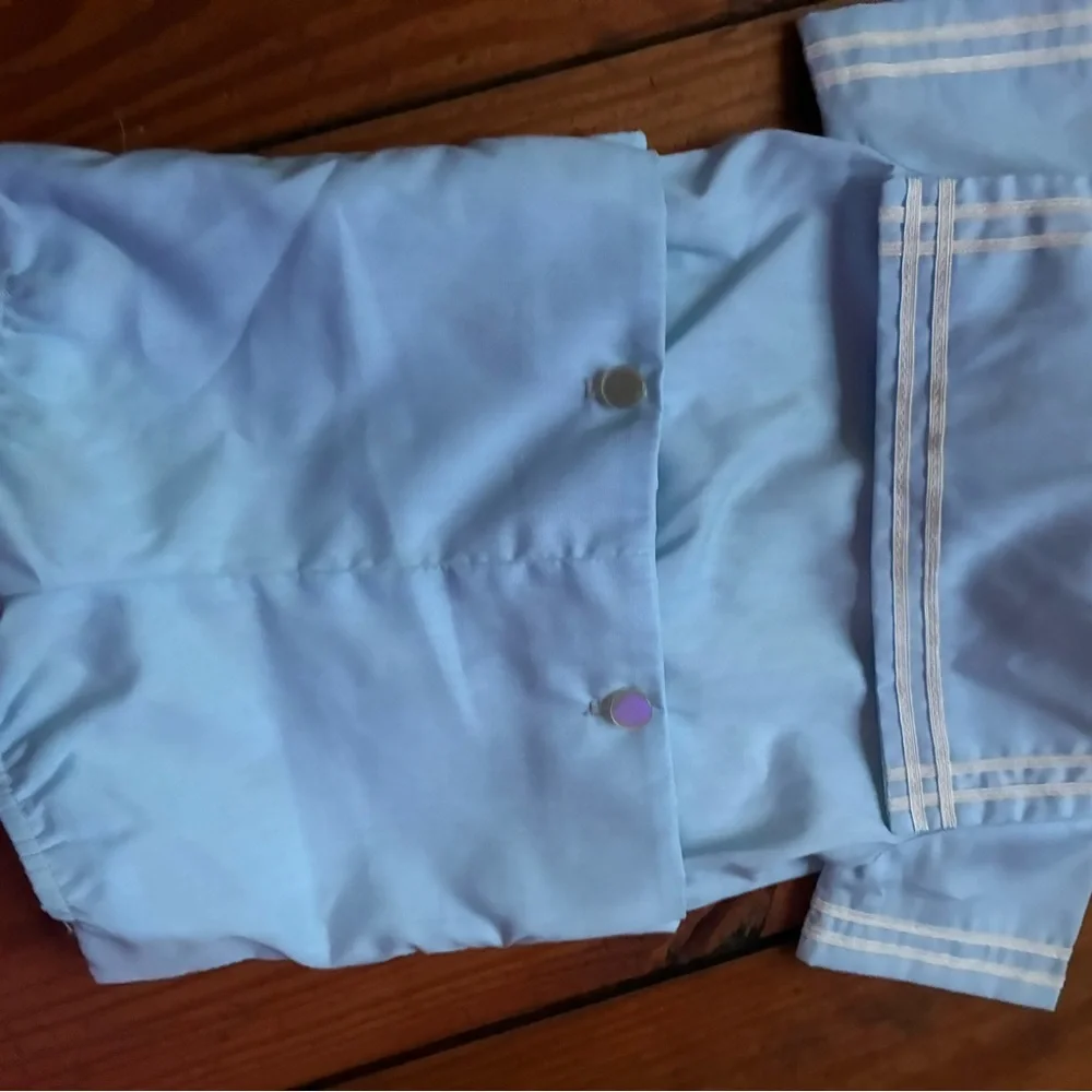 Vintage Classic Light Blue Sailor Romper for size 6 months C.I Castro